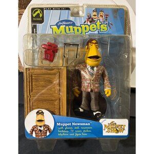 Palisades Muppet Newsman Series 5 New in Unopened Box 6” Tall Free Ship